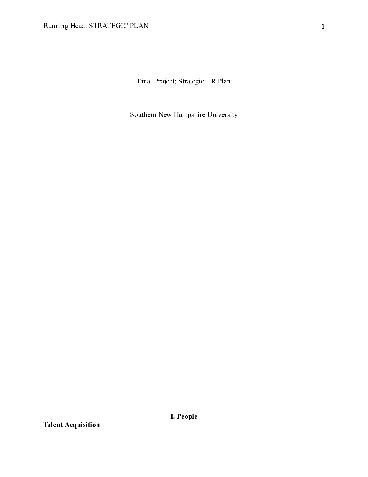 Preview image for Final Project Strategic HR Plan.docx    Final Project: Strategic HR Plan  Southern New Ham